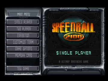 Speedball 2100 (US) screen shot title